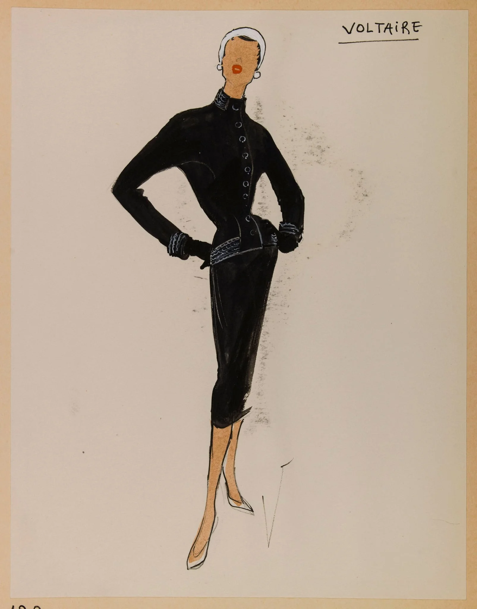 Voltaire, by Marie-Louise Carven, 1953