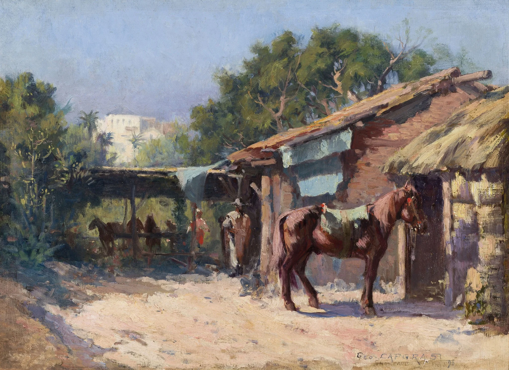 Arredores de São Paulo (atribuído), by Georges Capgras, oil, 1900