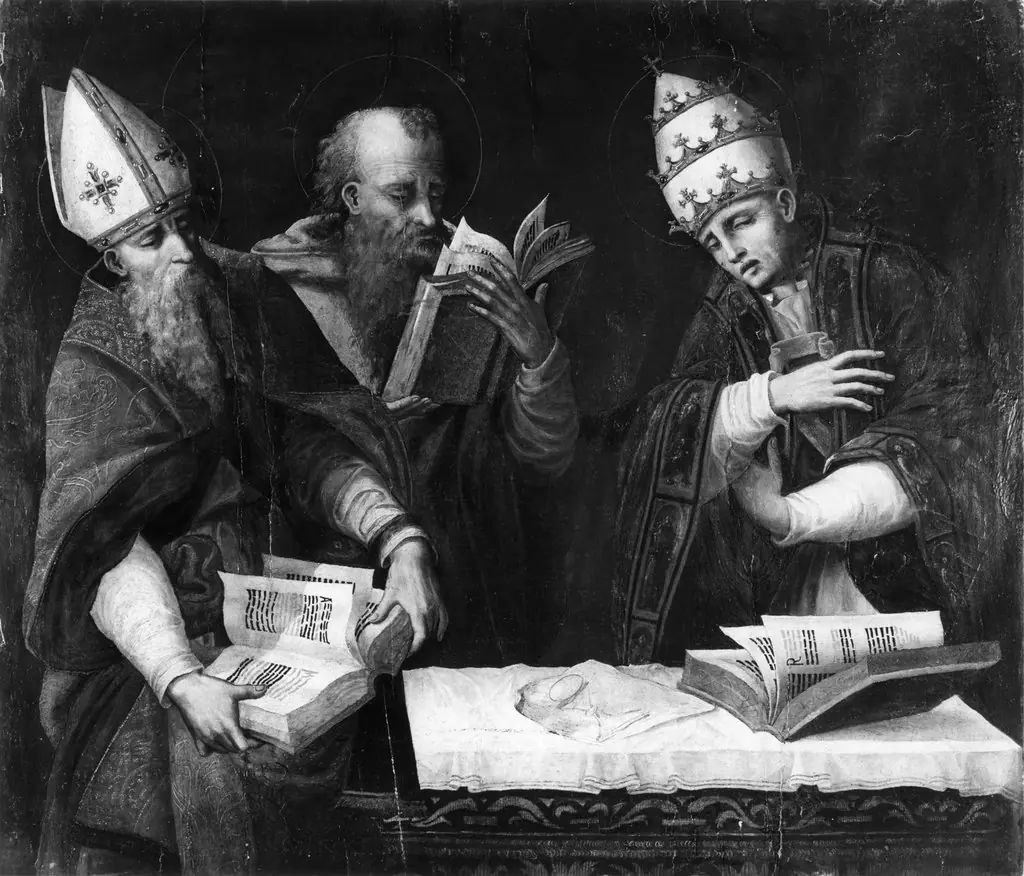 Saints Augustine, Jerome and Gregory the Great