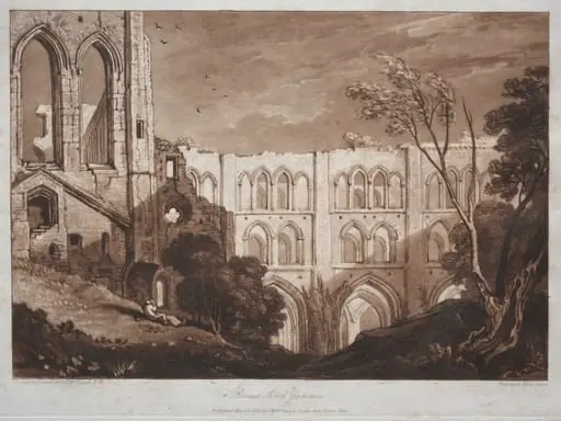 Liber Studiorum:  Rivaux Abbey, Yorkshire