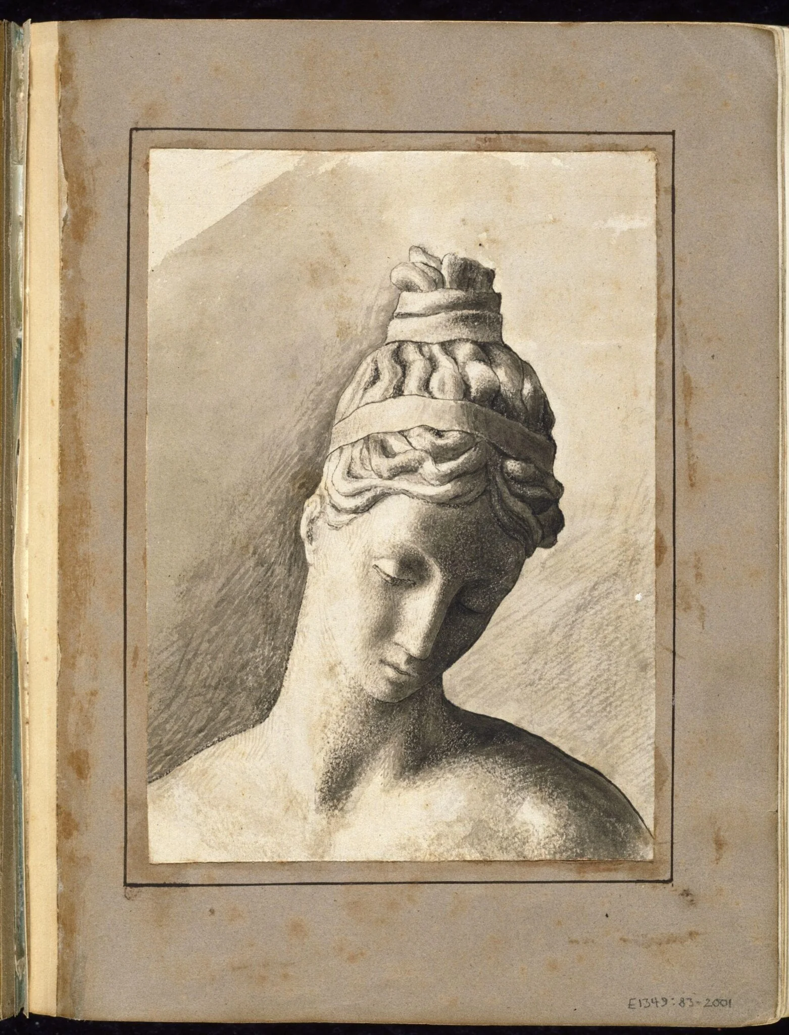 Drawing from Ionides Album, by Edward Calvert, 1850