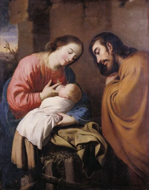 The Holy Family, by Francisco de Zurbarán, oil, 1659