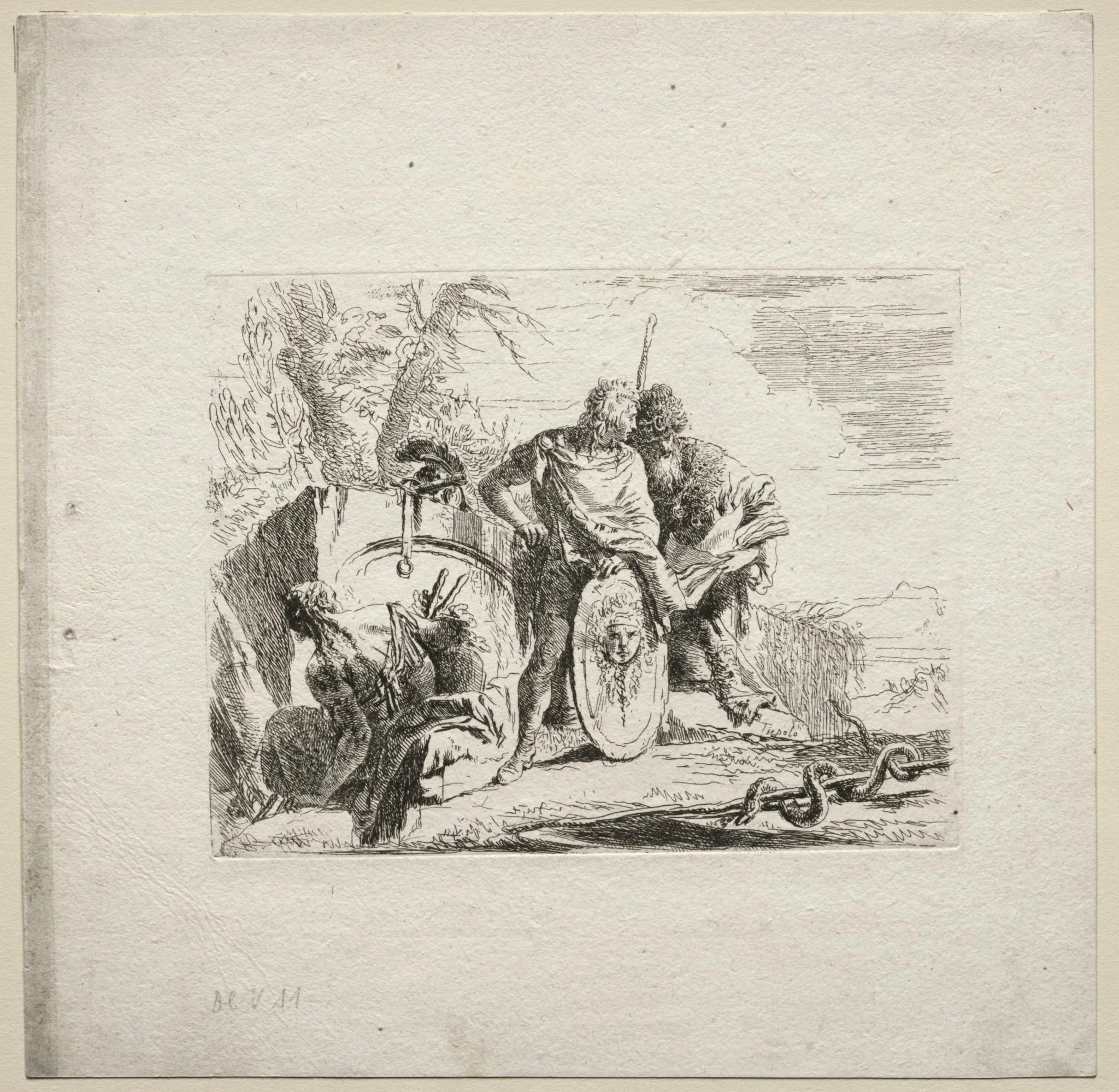 Various Caprices:  The Young Soldier and the Astrologer, by Giovanni Battista Tiepolo, 1742