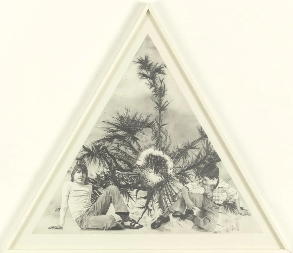 Untitled, by Roger Hiorns, graphite, 2003
