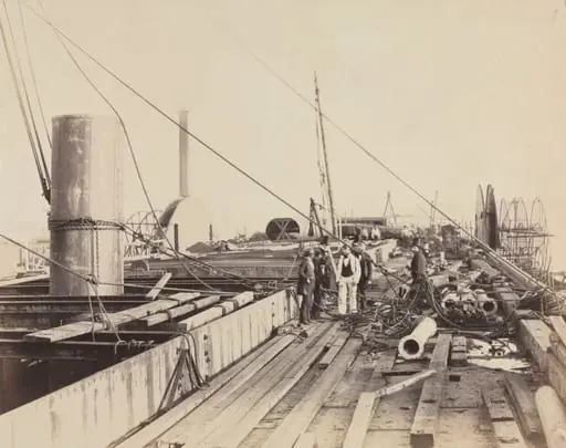 Deck Scene of the Great Eastern