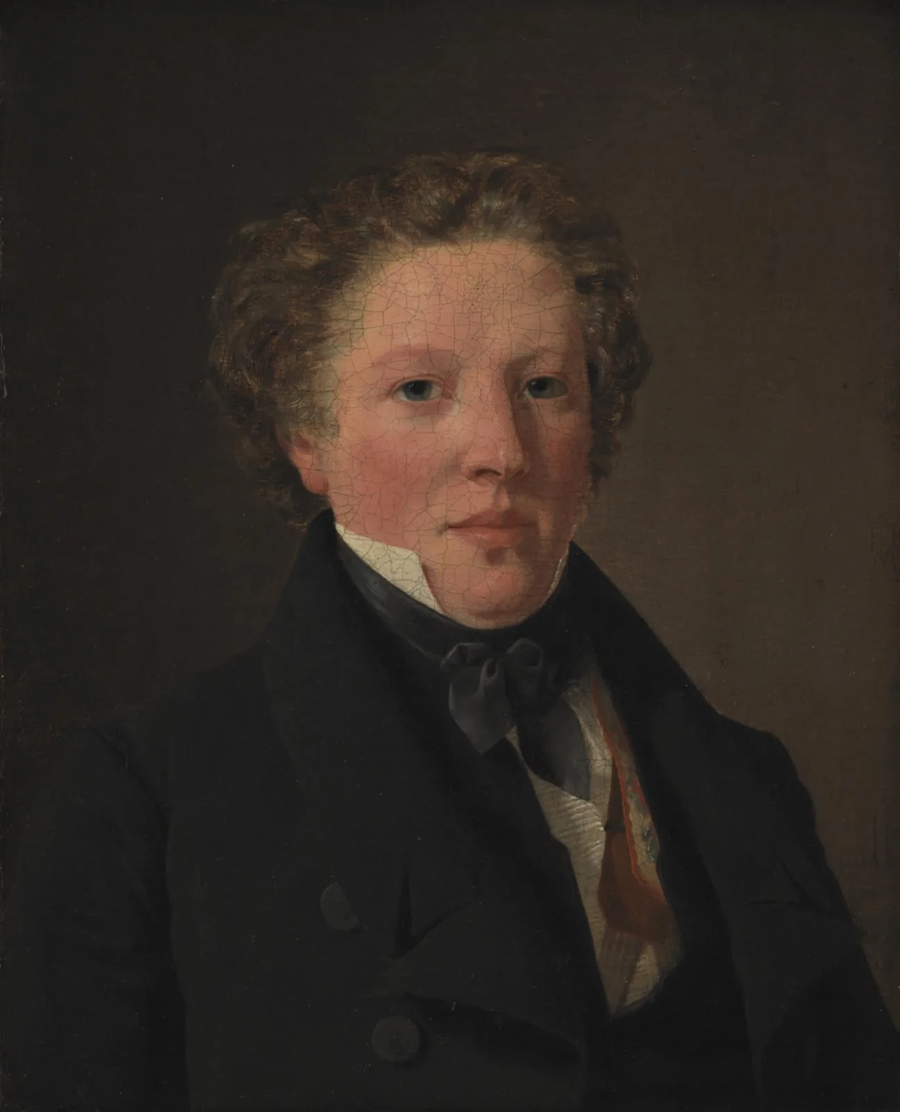 The Actor Christoffer Hvid, by Unknown, 1850