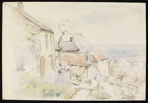 View down the Flags, Runswick Bay