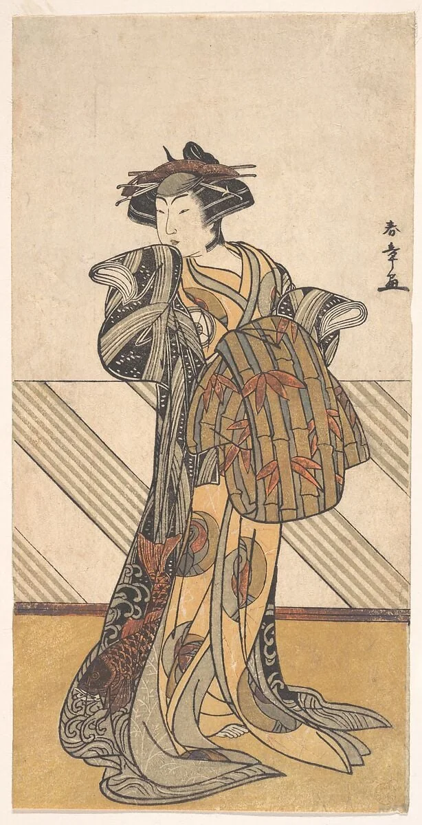 四代目岩井半四郎|Kabuki Actor Iwai Hanshirō IV, by Katsukawa Shunshō, ink, 1778