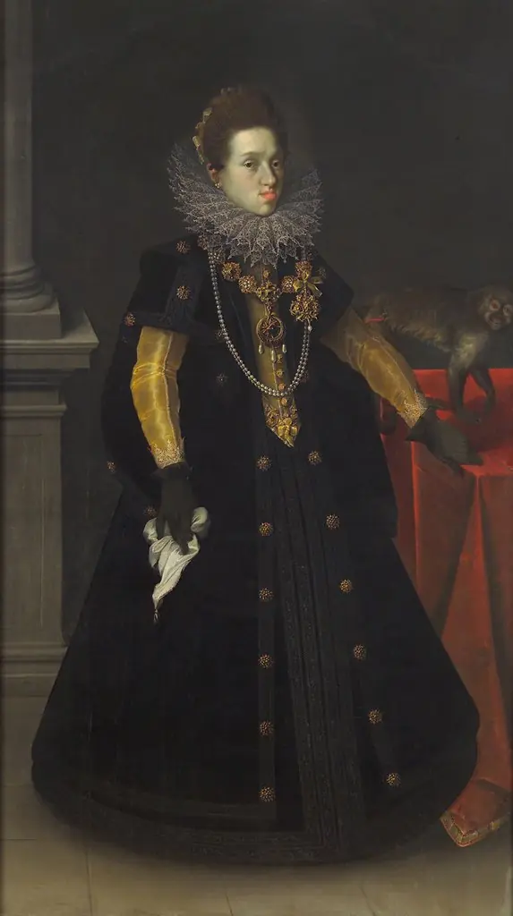 Archduchess Constance (1588-1631), Queen of Poland, with a Monkey