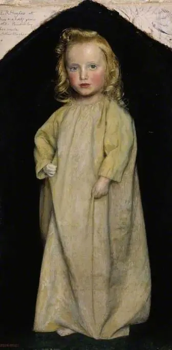 Edward Robert Hughes as a child