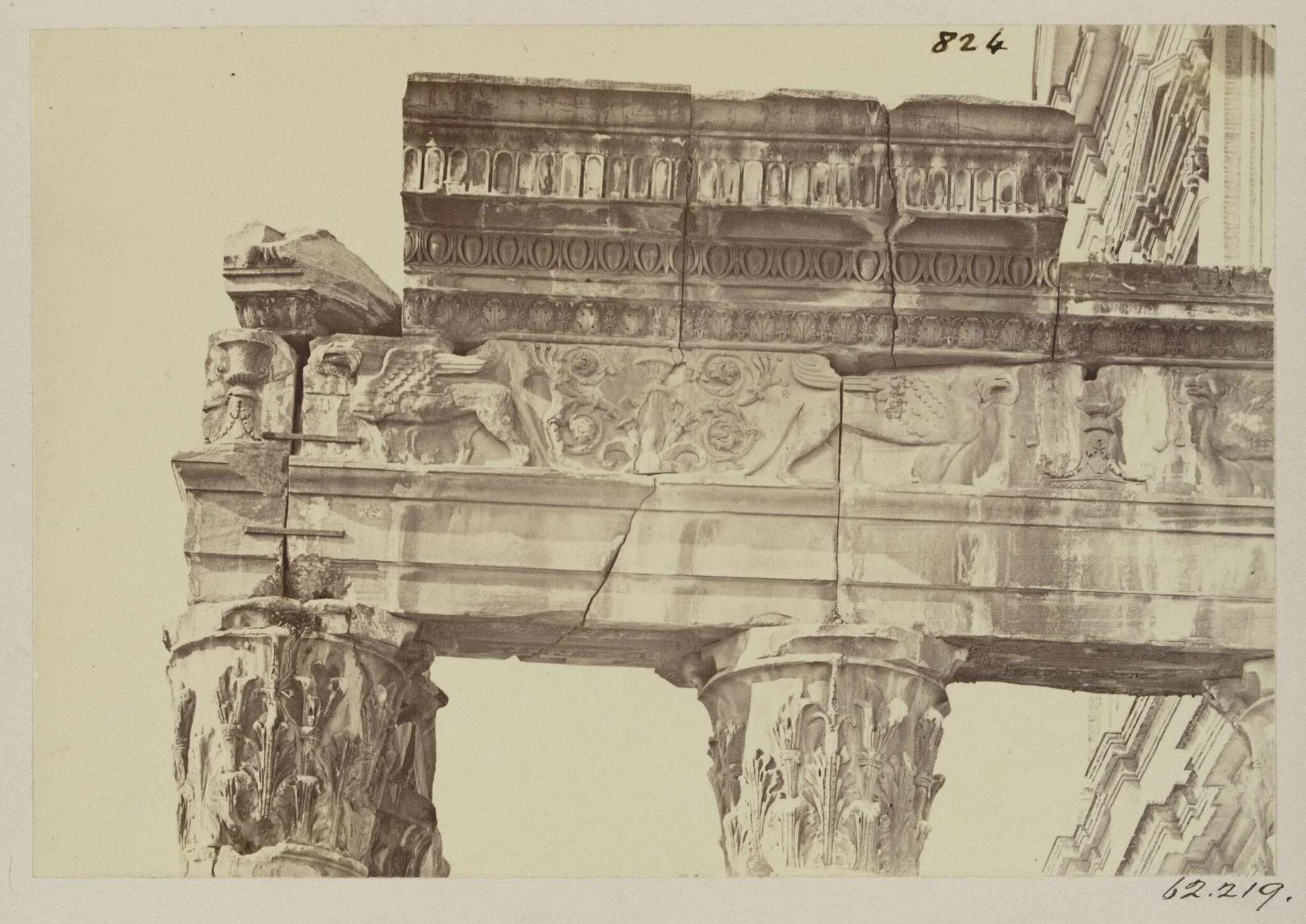 Sculptures - Frieze of the Temple of Antonius and Faustina, A.D. 138.