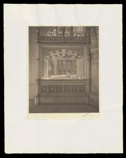 Gloucester Cathedral, The North Ambulatory, Tomb and Effigy of Osric of Hwicce