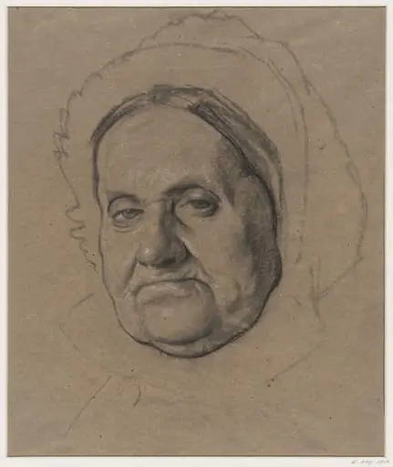 An old market woman.