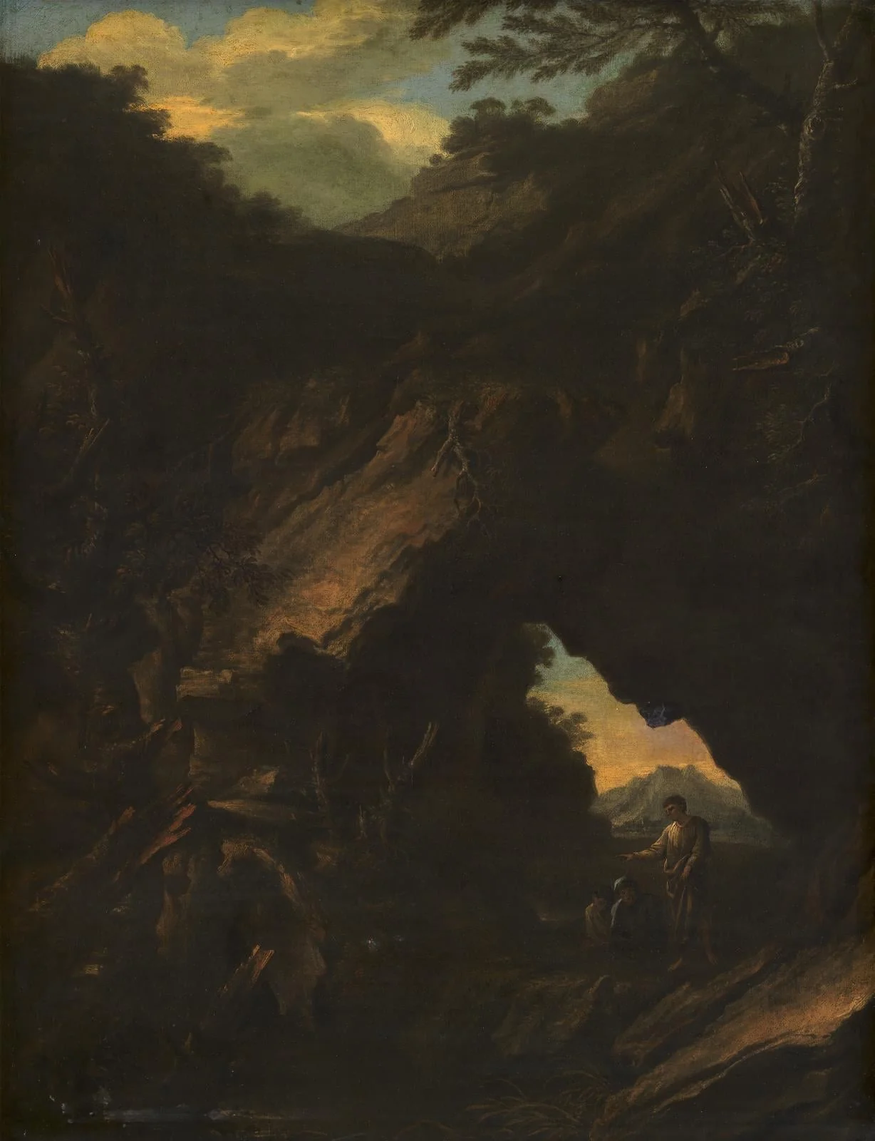 Landscape with an "Arco Naturale"