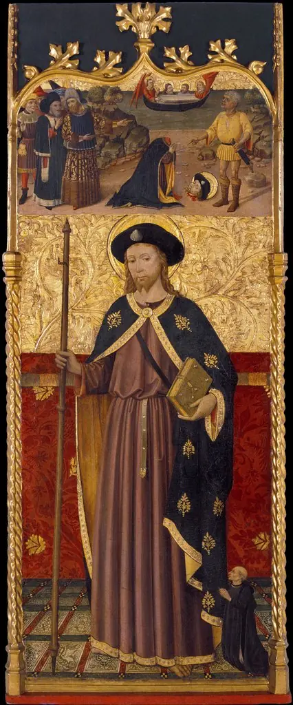 Saint James with a Donor, Decapitation of Saint James