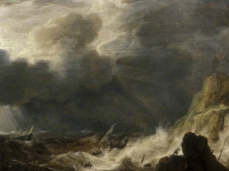 Storm with a wreck