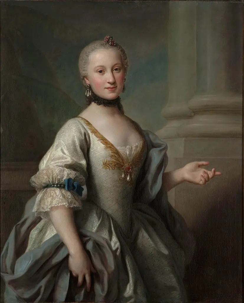 Portrait of Maria Amalia Fryderyka Mniszech née Brühl (1737–1772)