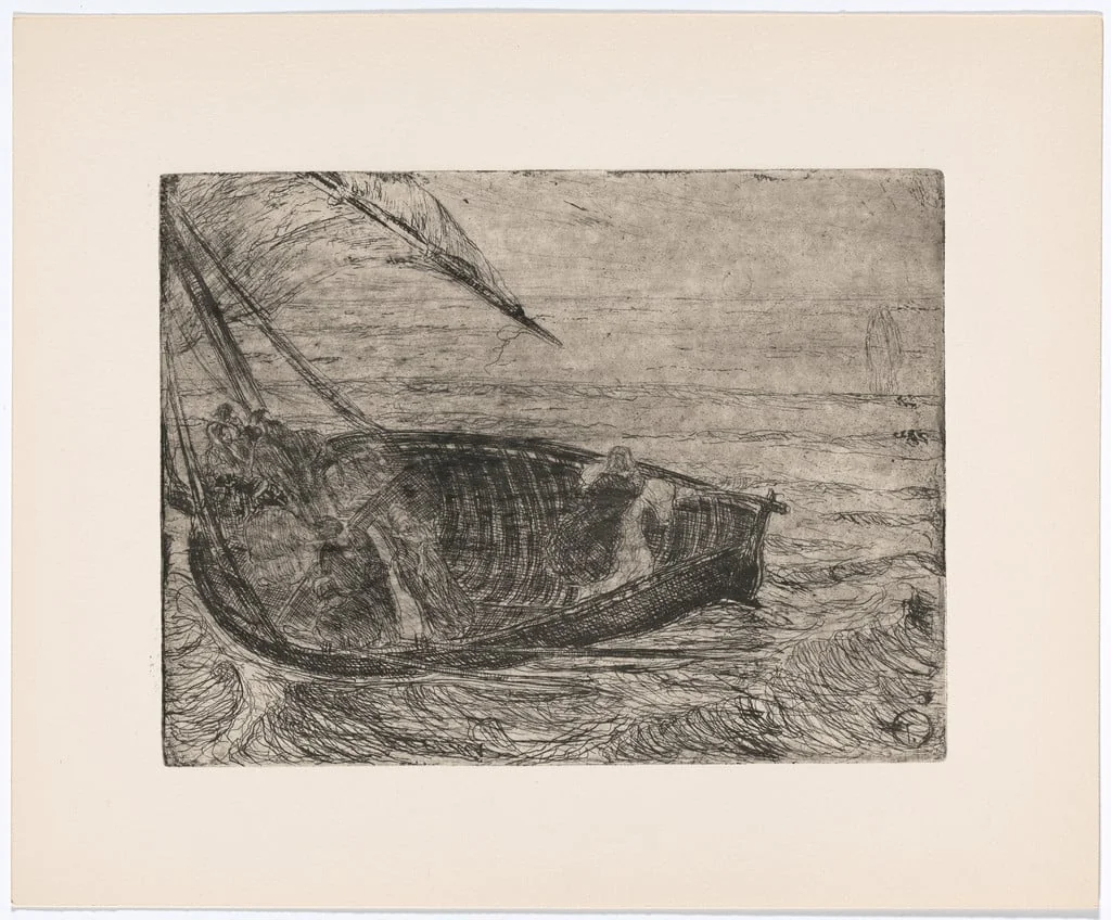 Untitled, by Henry Ossawa Tanner, ink, 1913