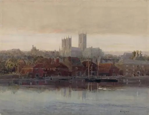 Lincoln Cathedral, from the River
