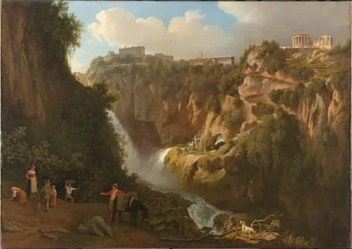 De waterval van Tivoli