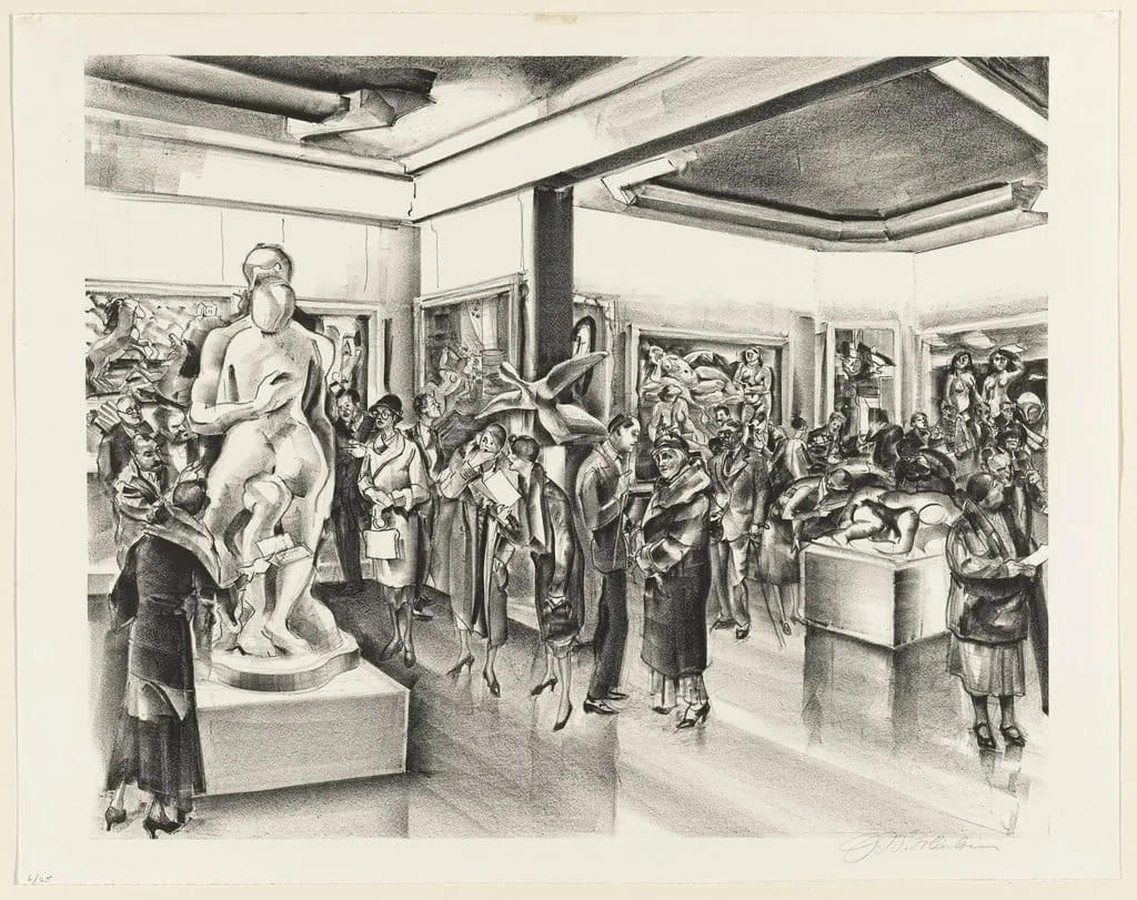 Untitled, by Joseph Webster Golinkin, ink, 1932