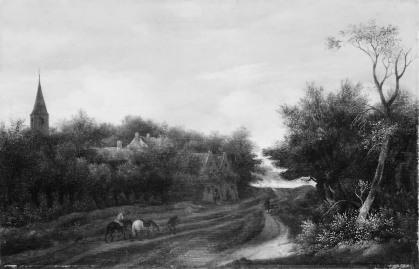Road near Village