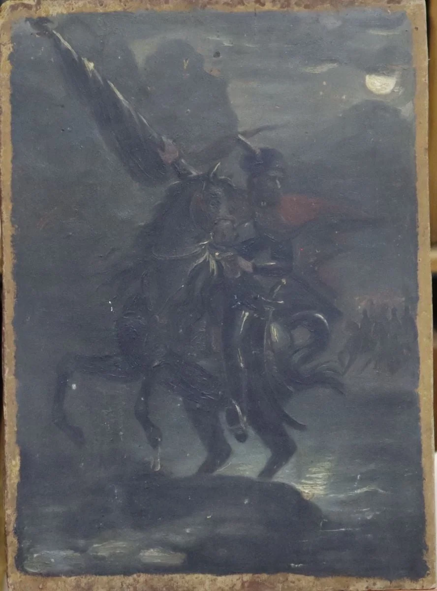 Mihai Viteazul triumfând la Călugăreni, by Gheorghe (George) Ioachim Pompilian