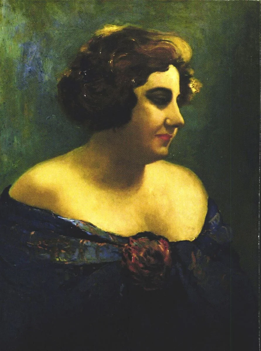 Portretul actriței Aura Fotino, by Ion Țuculescu, unspecified, 1927