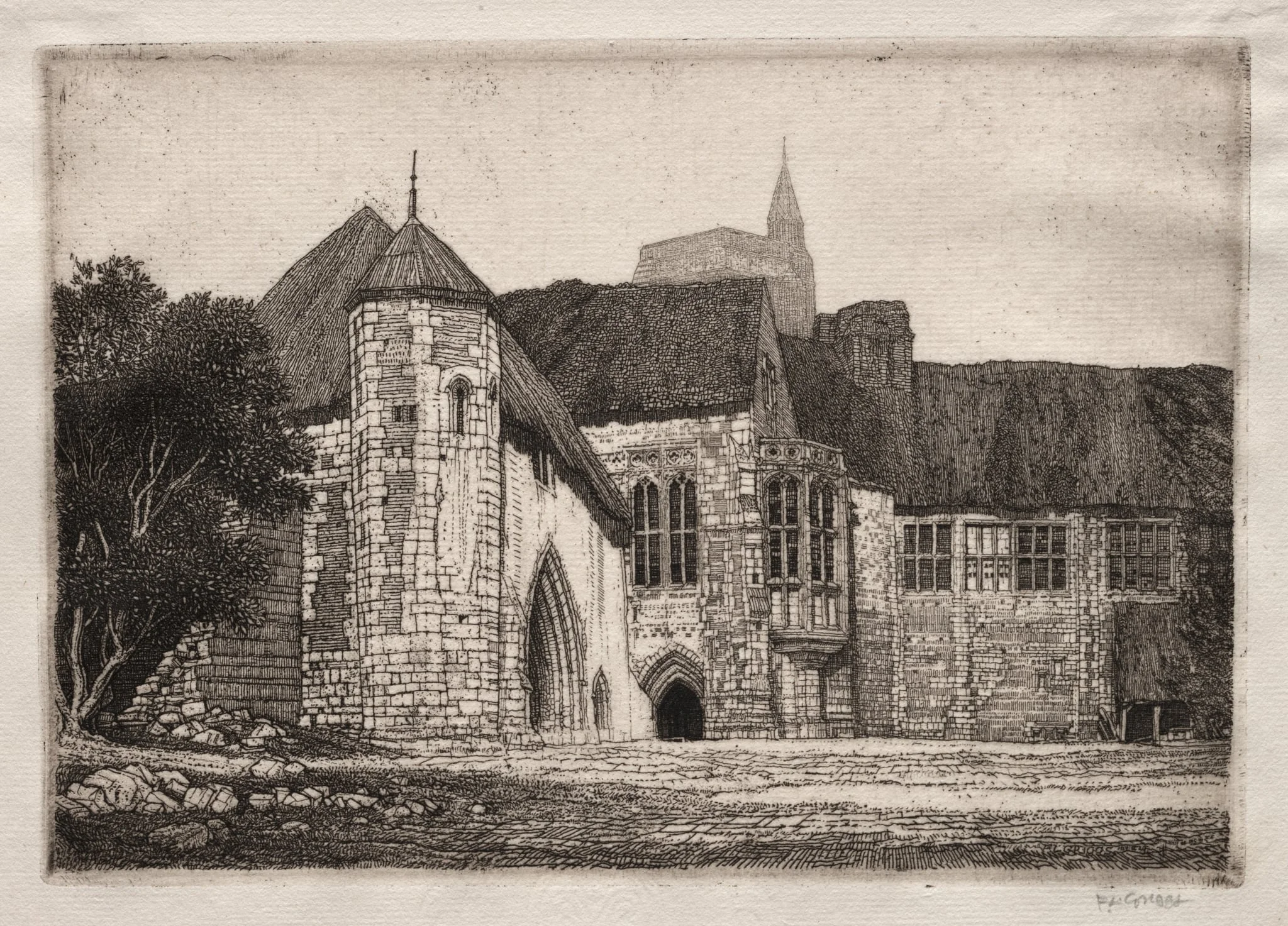 Palace Farm, by Frederick Landseer Maur Griggs, 1917