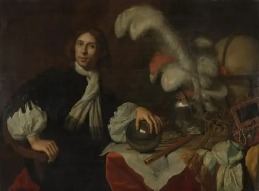 Posthumous Portrait of Aucke Stellingwerff, Admiral of Friesland, Killed in 1665 at Lowestoft by a Cannonball