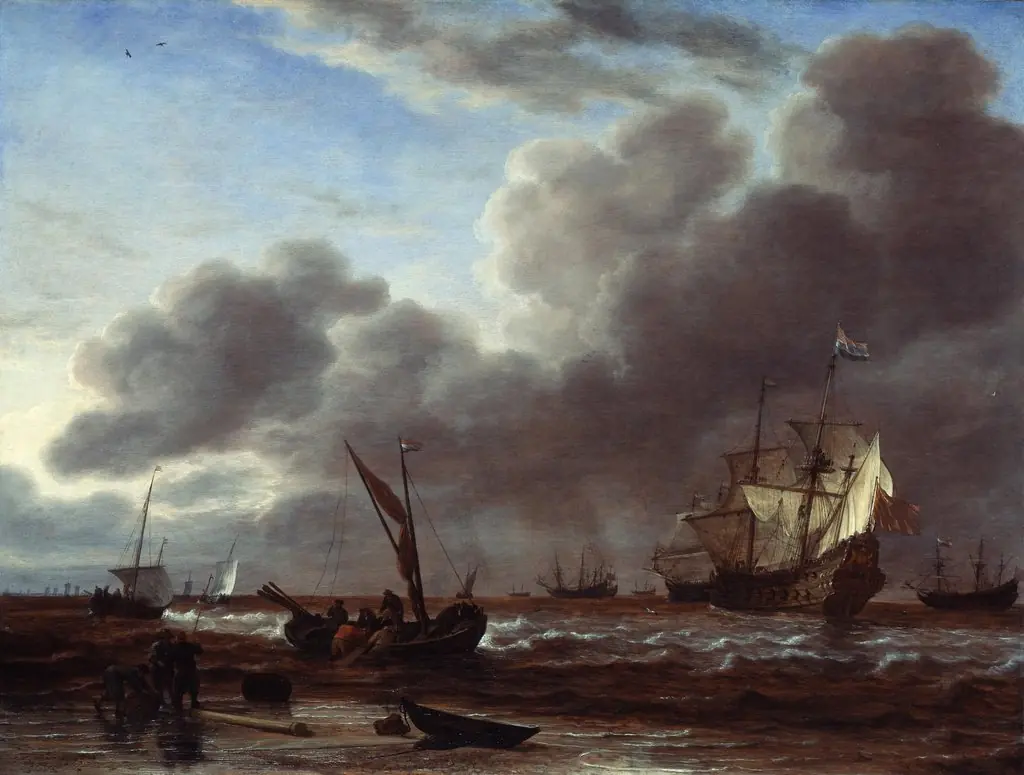 Frigate "Amsterdam" near Den Helder