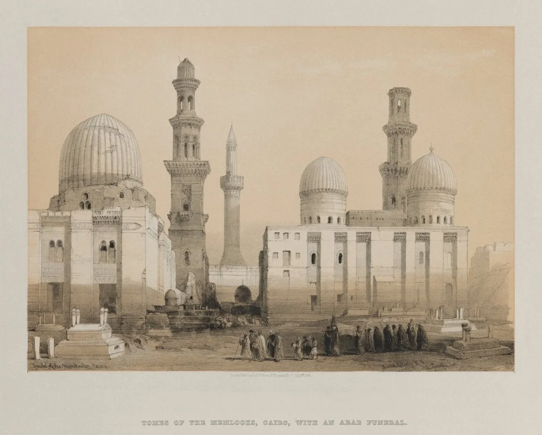Egypt and Nubia, Volume III: Tomb of the Memlooks, Cairo, by Louis Haghe, 1849