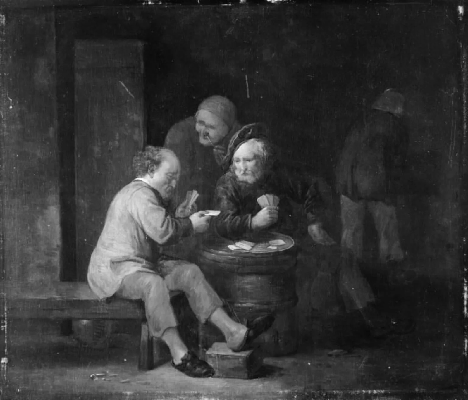 Card Players, by Unknown, 1750