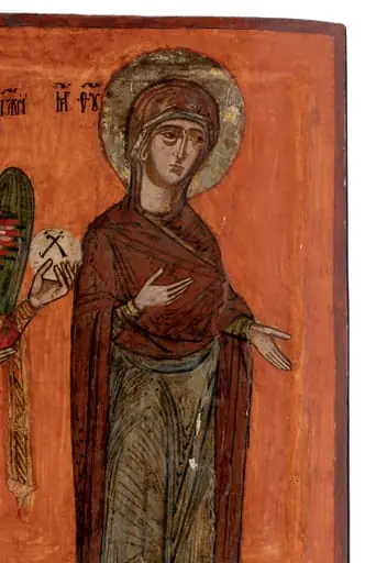 Sfântul Arhanghel Gavriil cu Maica Domnului