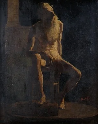 Male Figure (Academy, Nude Study)