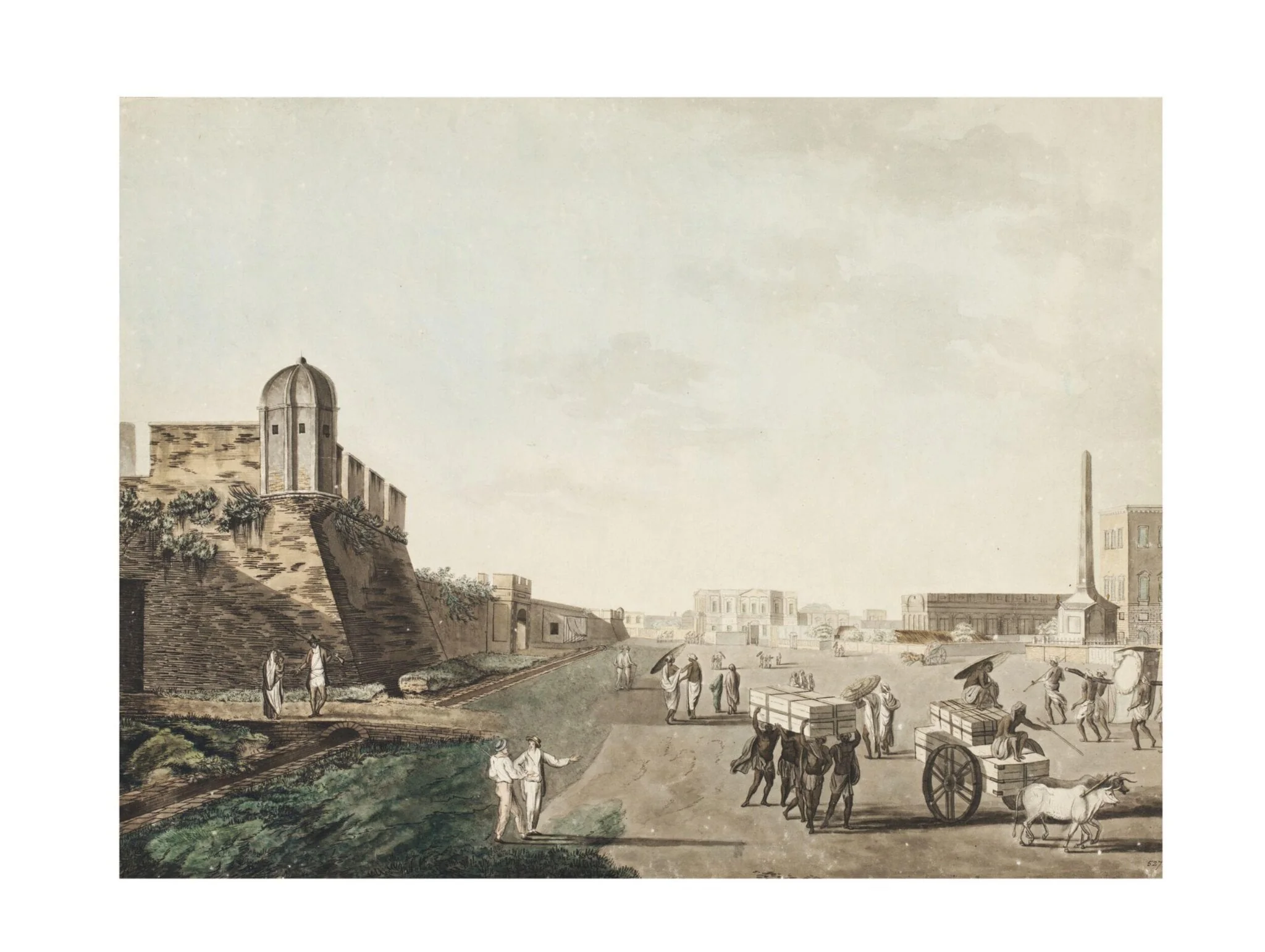 View of the Old Fort, Calcutta