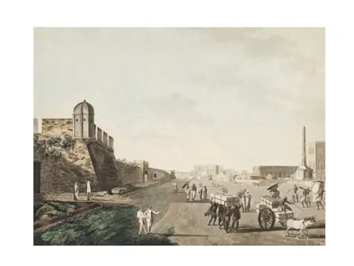 View of the Old Fort, Calcutta