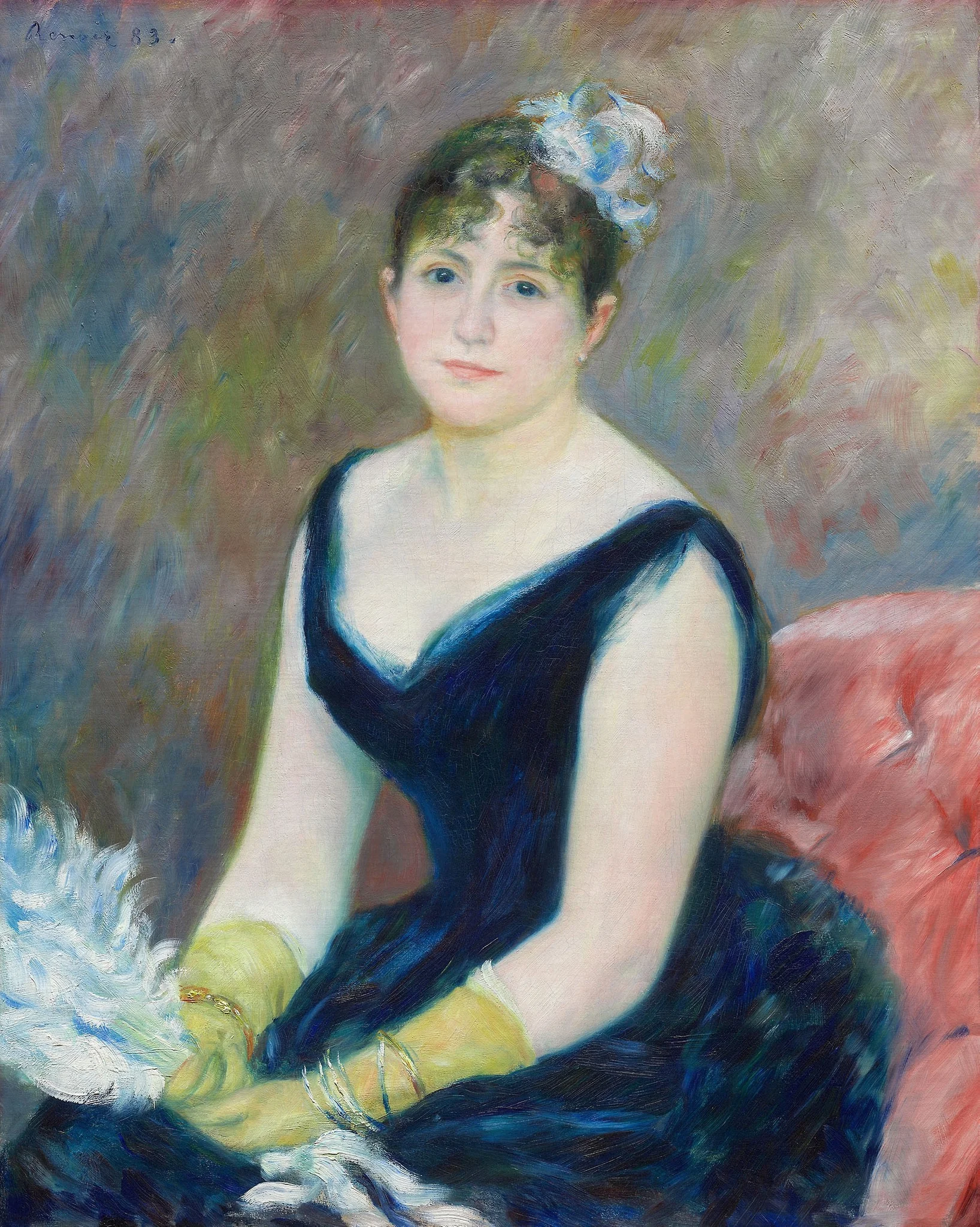 Madame Léon Clapisson, by Auguste Renoir, oil, 1892