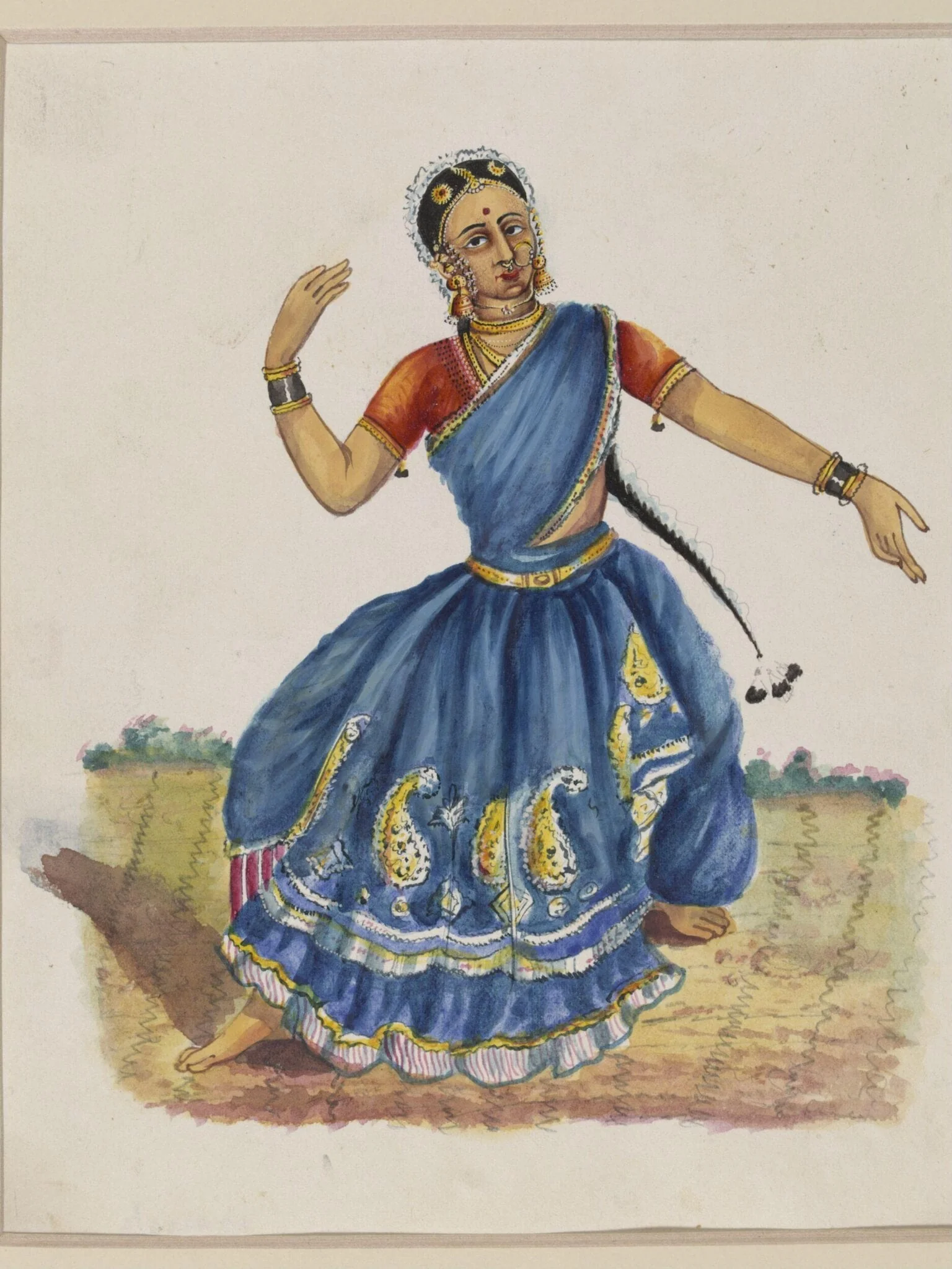 A dancing girl