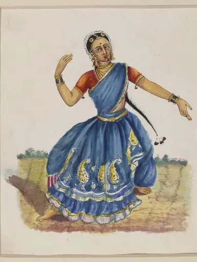 A dancing girl