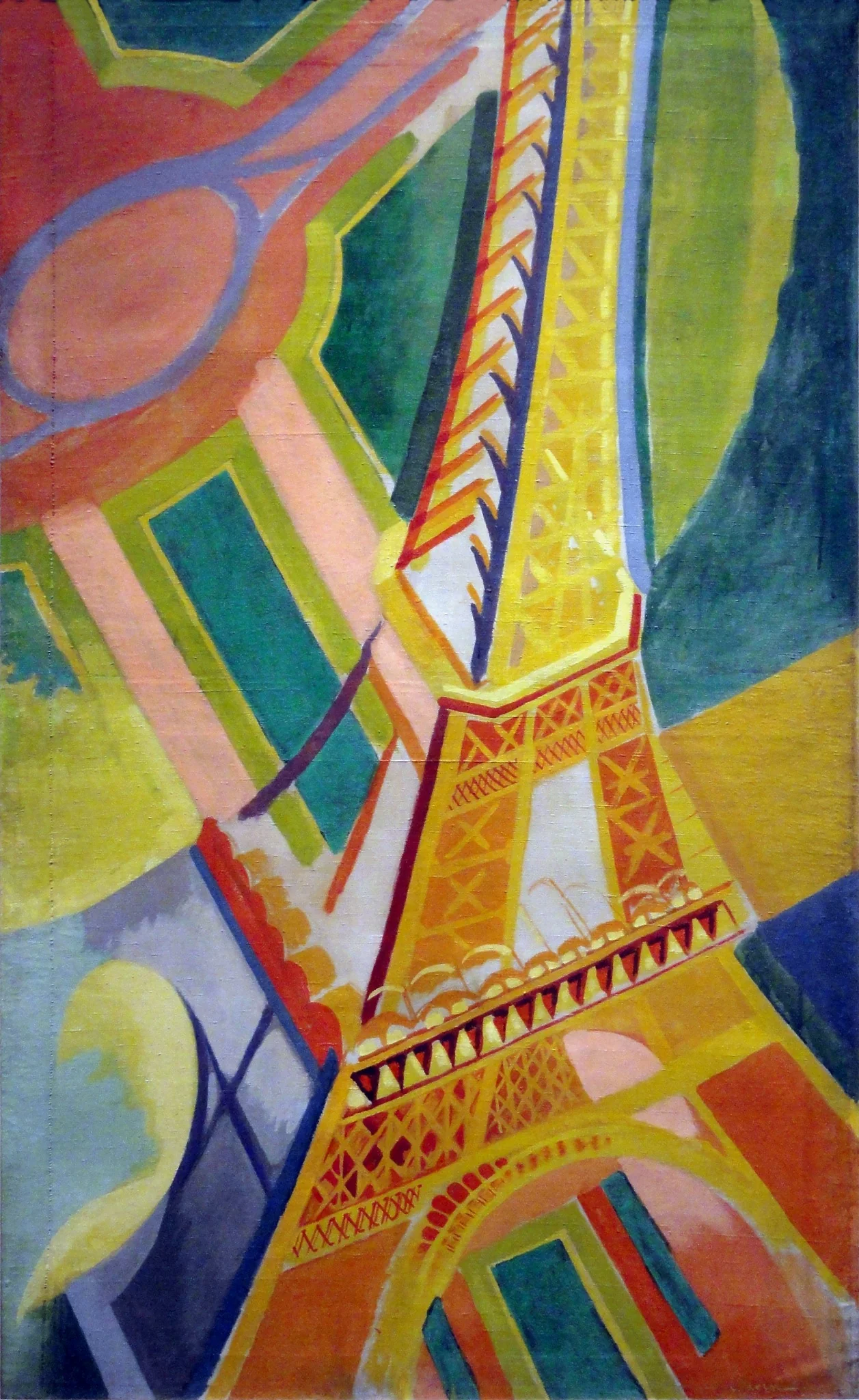 Eiffel Tower, by Robert Delaunay, oil, 1926