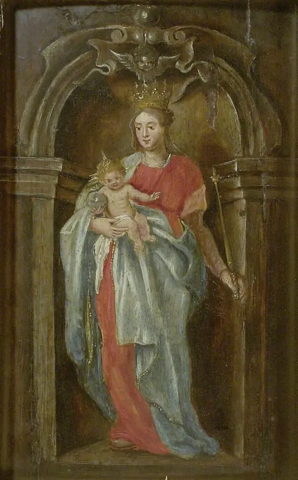 The Virgin and Child in a Niche
