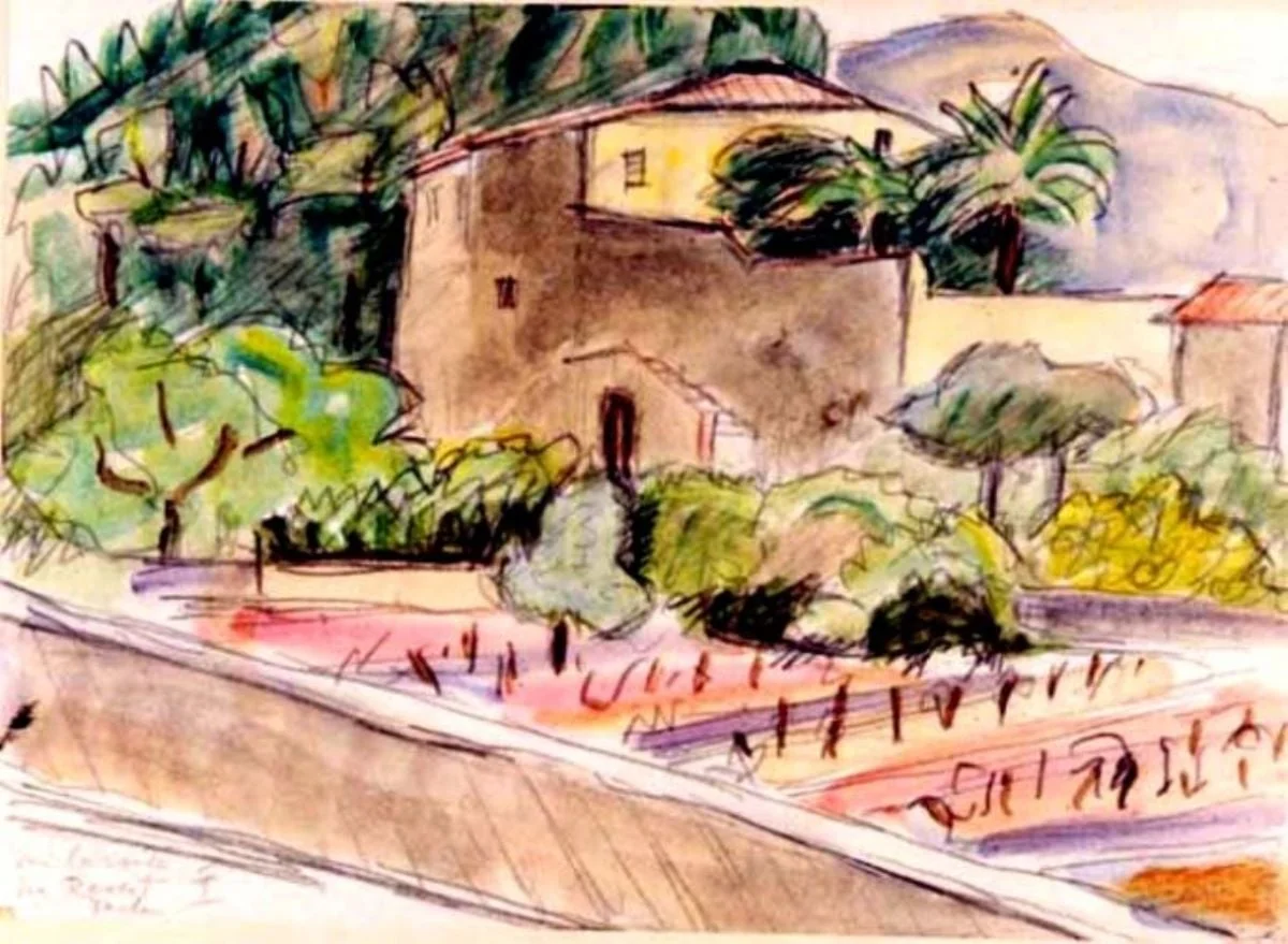 În drum spre Toulon, by Theodor Pallady, unspecified, 1925