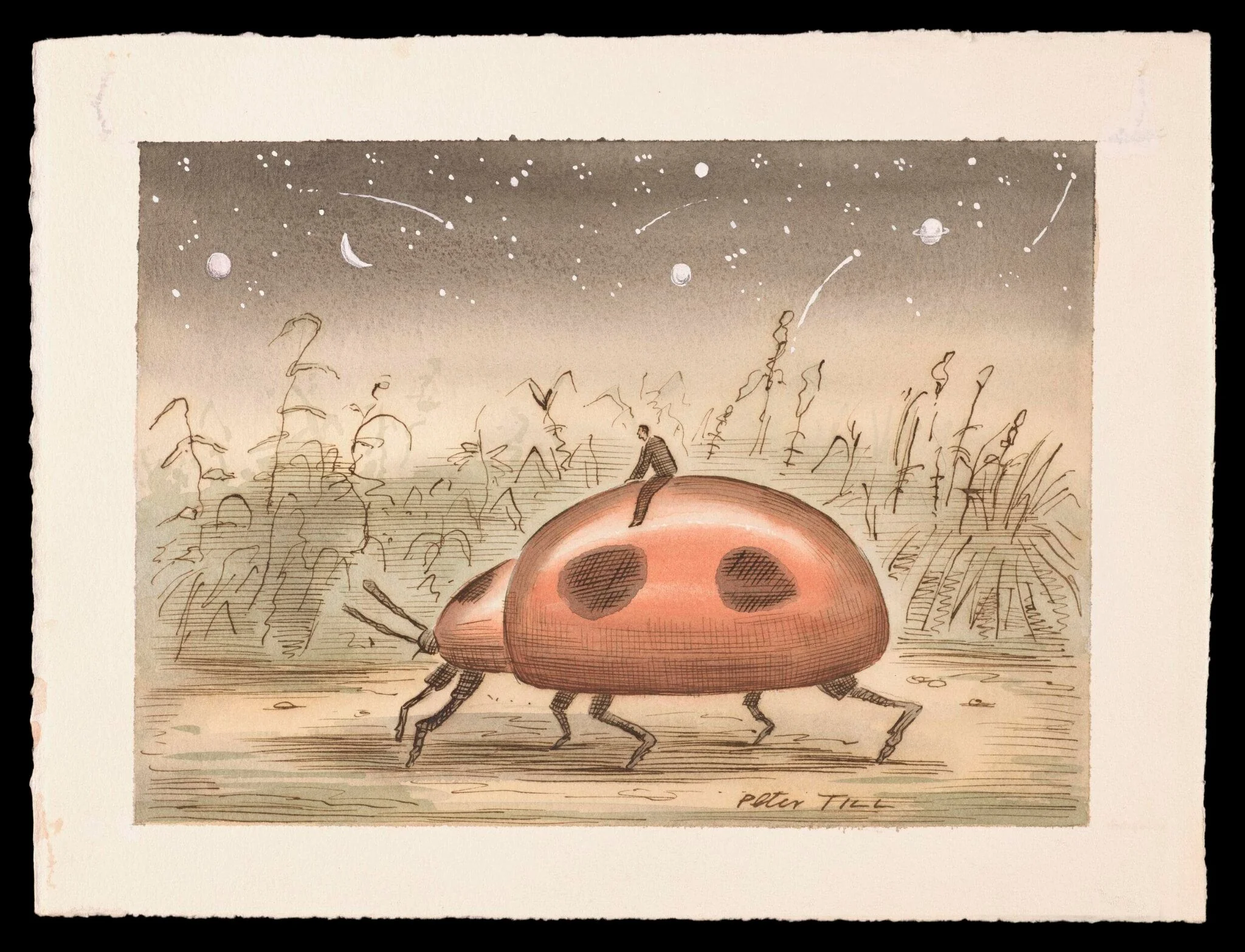 Untitled, by Peter Till, watercolor, 20