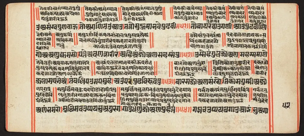 Tantric Manuscript, "Sangrahani Sutra"