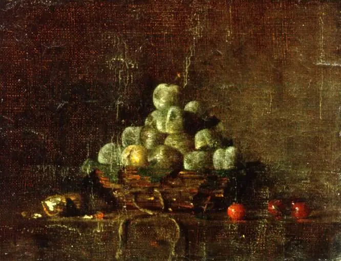 Still life. Plums