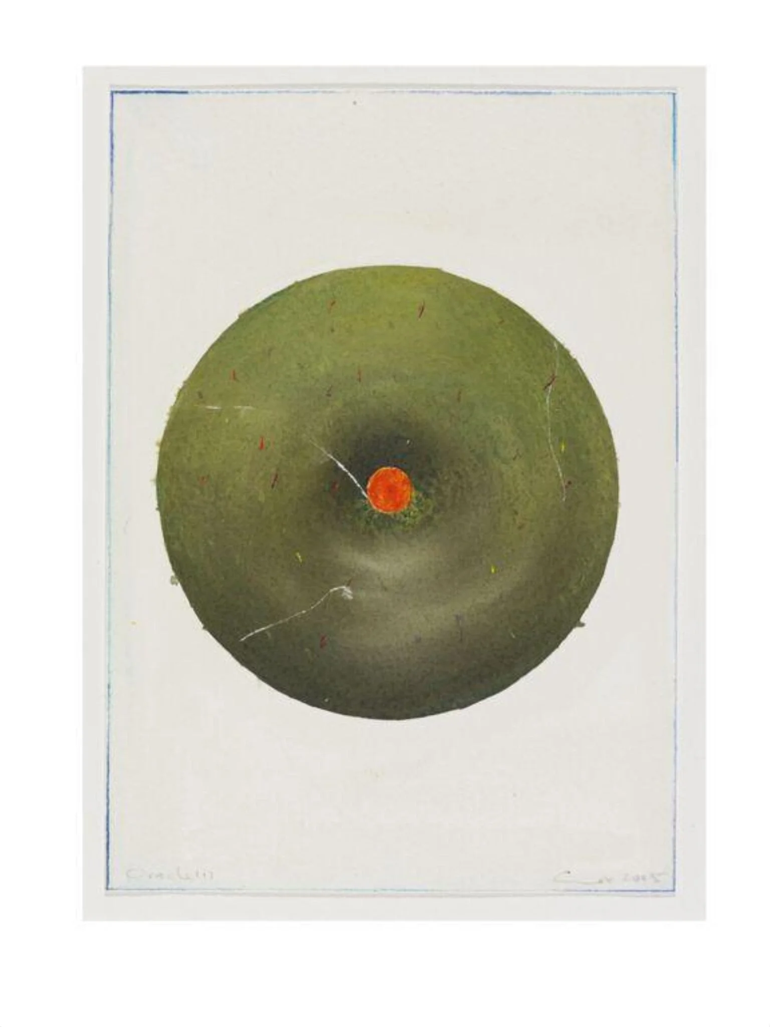 Oracle (i), by Stephen Cox, watercolor, 2005