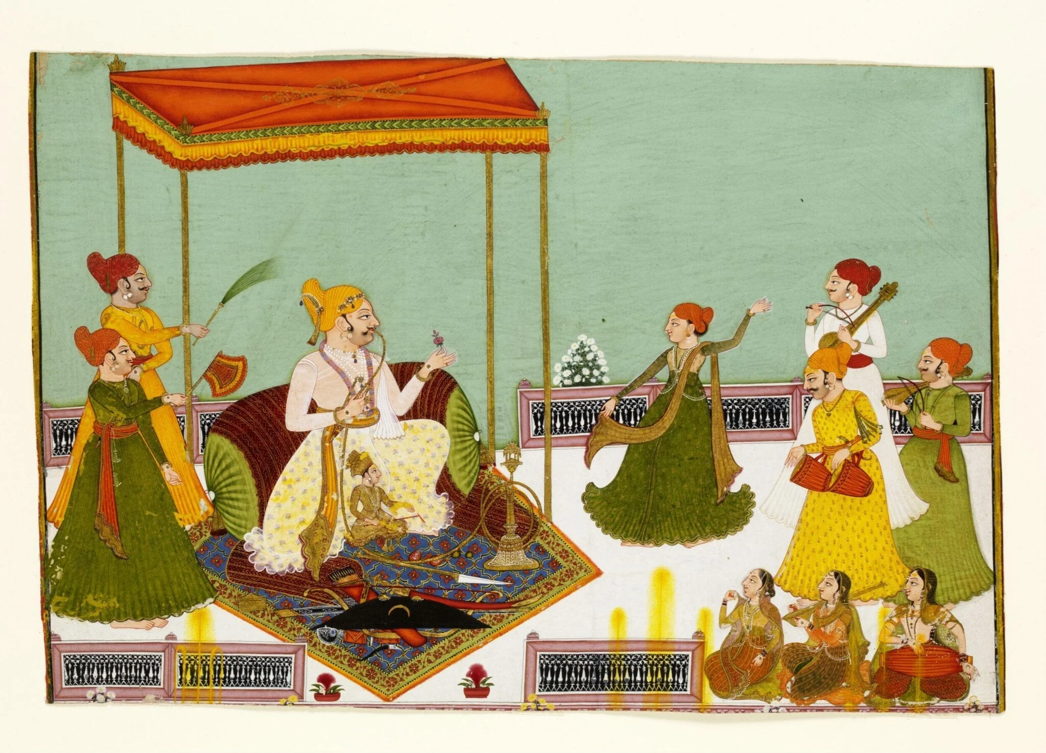 Raja Ajit Singh of Bundi, by Unknown, paint, 1780