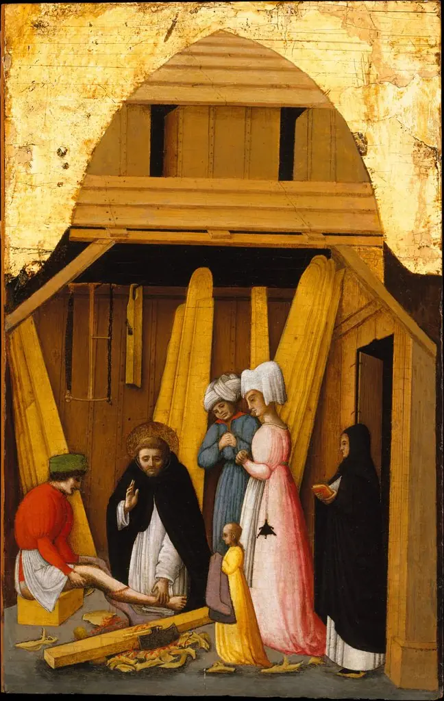 Saint Peter Martyr Healing the Leg of a Young Man