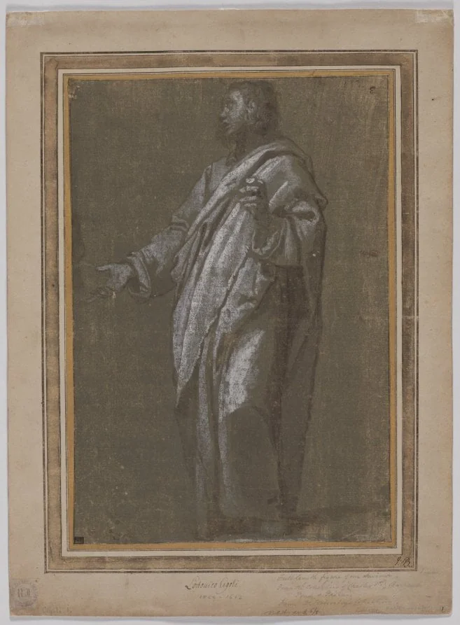 Standing Male Figure, by Cigoli, 1612
